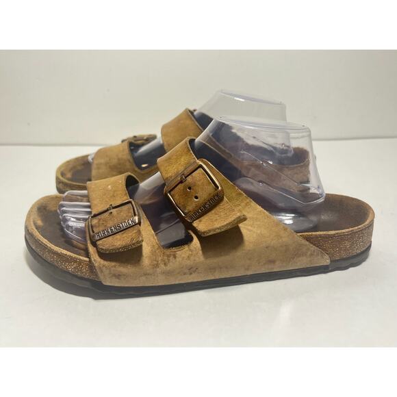 Birkenstock Tobacco Brown Leather Arizona Sandal 42 Reg-Wide 9-9.5 M 11-11.5 W main image 7